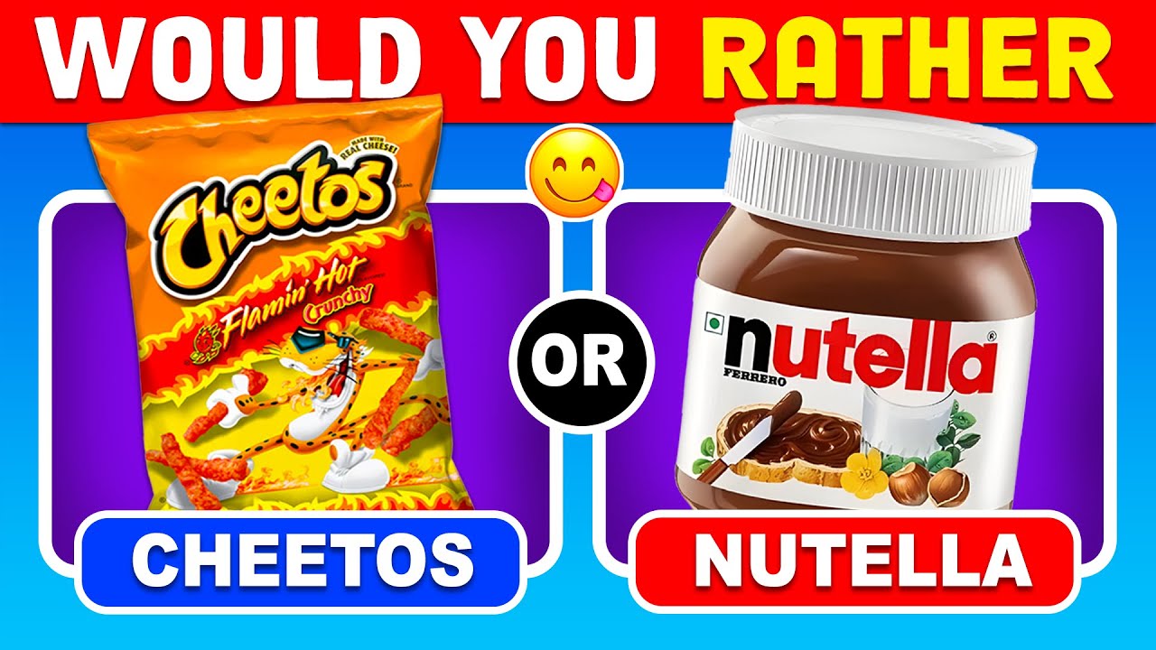 Would You Rather... Food Edition 🍟🍔 SM Quiz