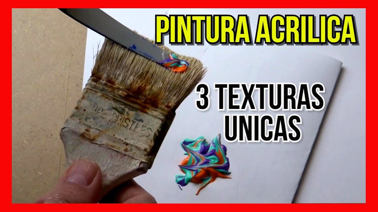 3 TRUCOS para pintar TEXTURAS únicas con PINTURA ACRÍLICA | Curso de pintura abstracta