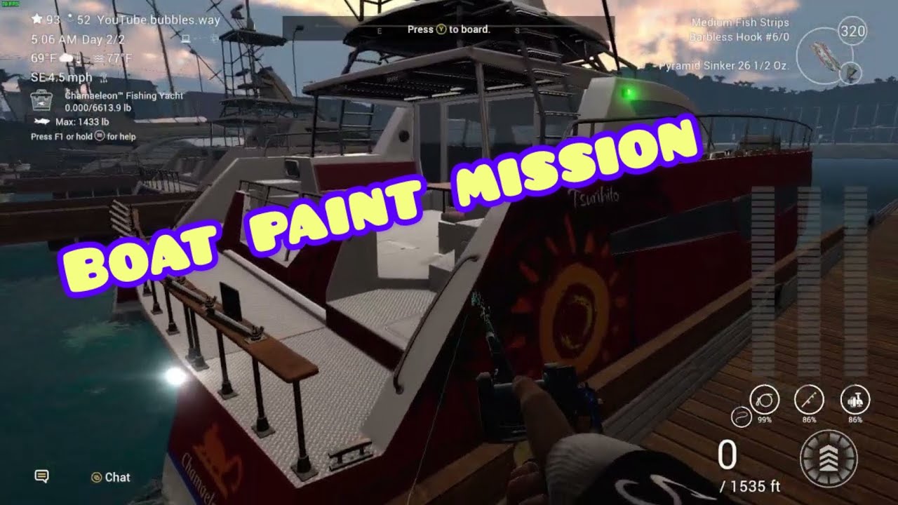 Fishing planet CHAMAELEON PAINTWORKS MISSION