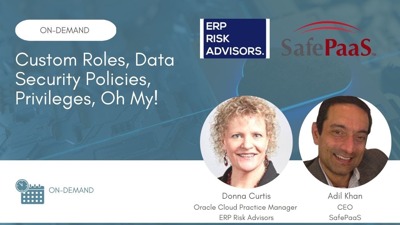Custom Roles, Data Security Policies, Privileges, Oh My!