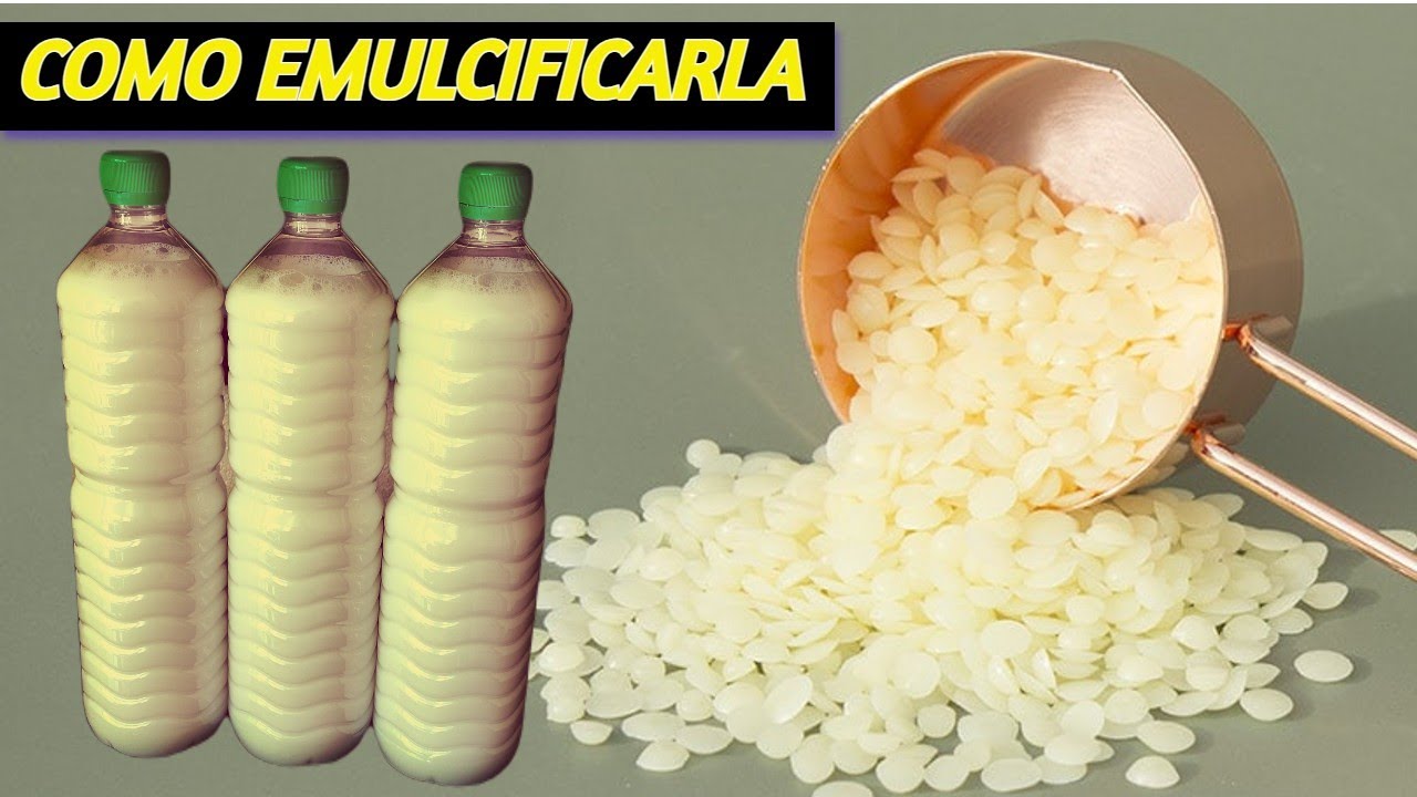 COMO EMULCIFICAR LA CERA CARNAUBA