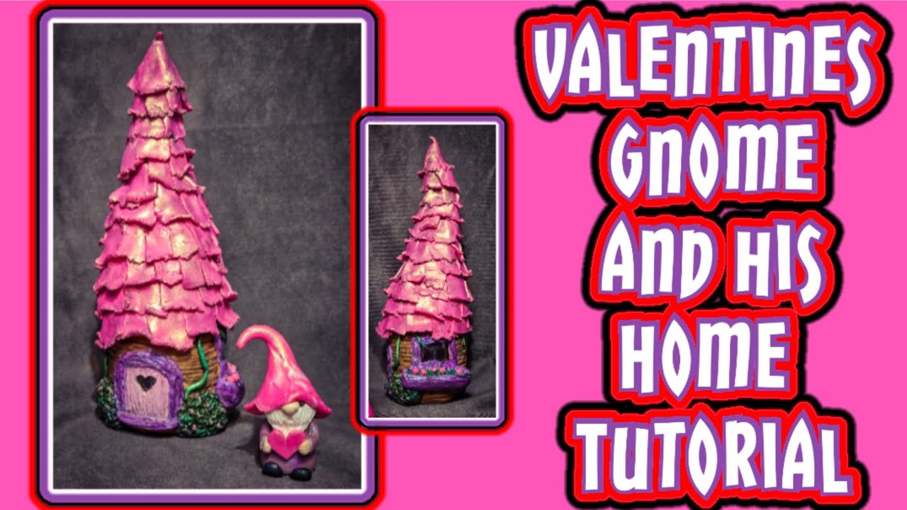 Polymer clay Gnome and his Home Tutorial