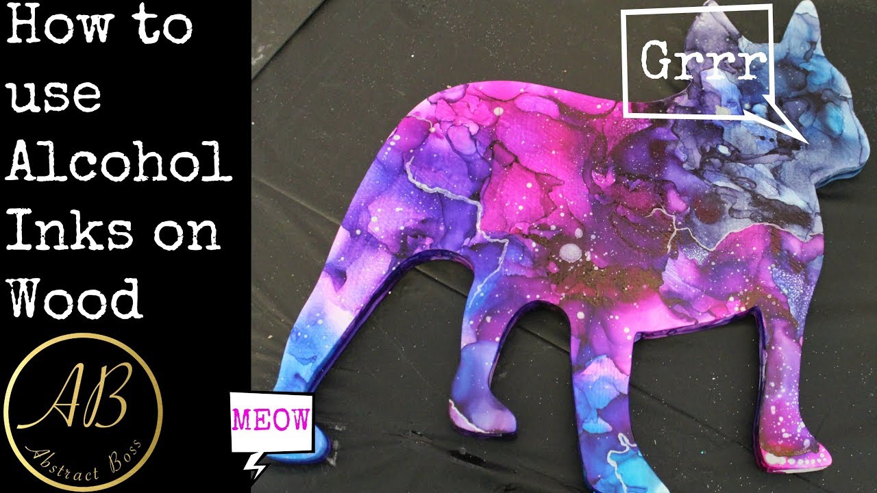 How to Use Alcohol Inks on Wood