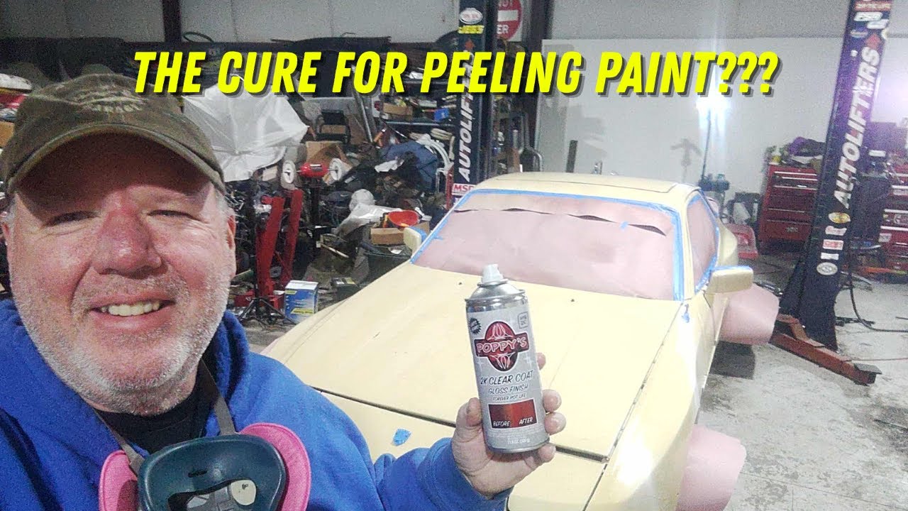Испытание аэрозольной краски Poppy Patina на облупившемся Porsche 944