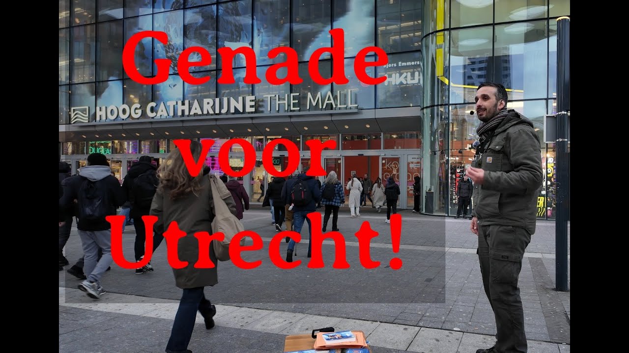 Straatprediking in Utrecht: Redding en Genade door Jezus Christus