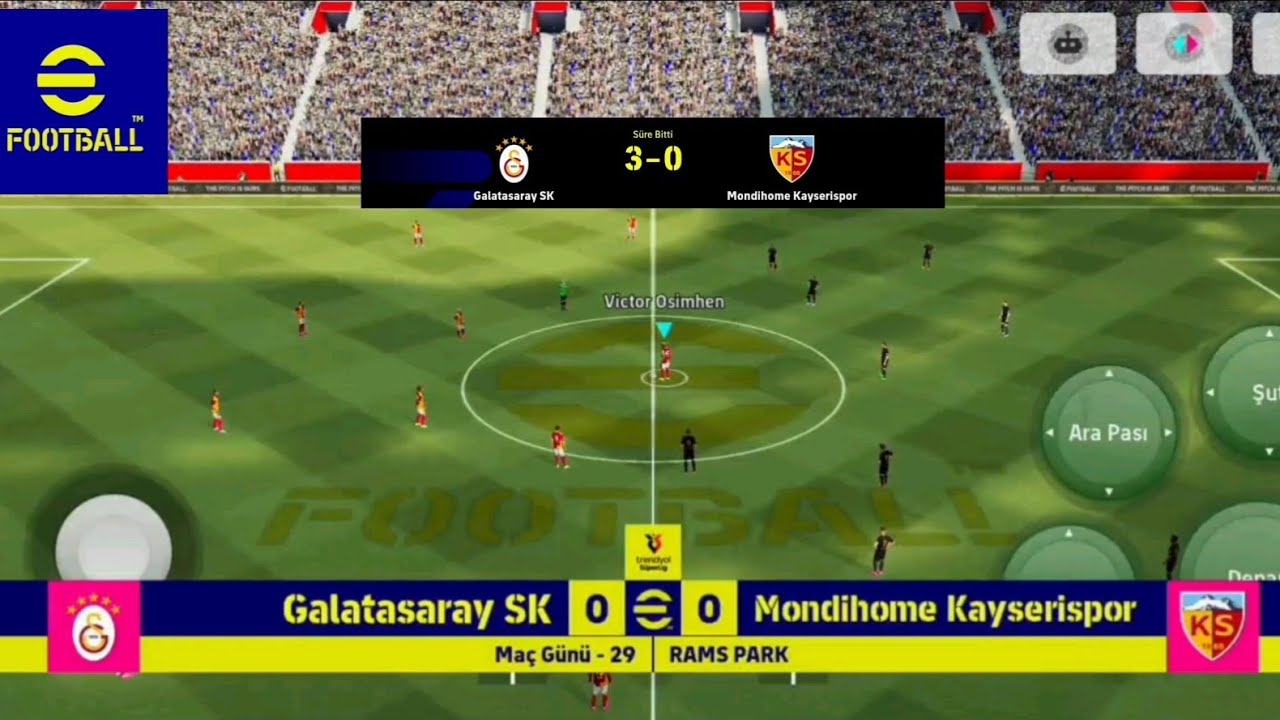 EFOOTBALL GAMEPLAY MOBİLE ( FUTBOL OYUNU  ) 