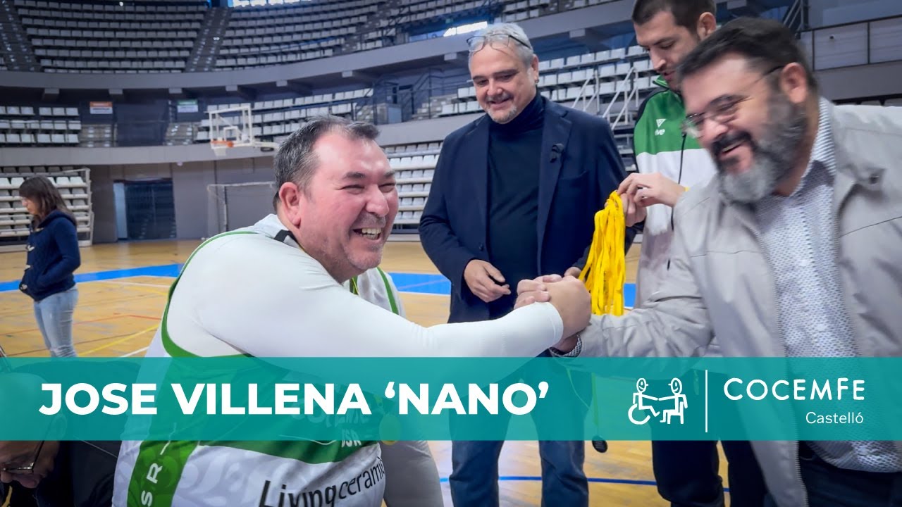 COCEMFE BASQUET PARALIMPICO HOMENAJE A JOSE VILLENA 'NANO'