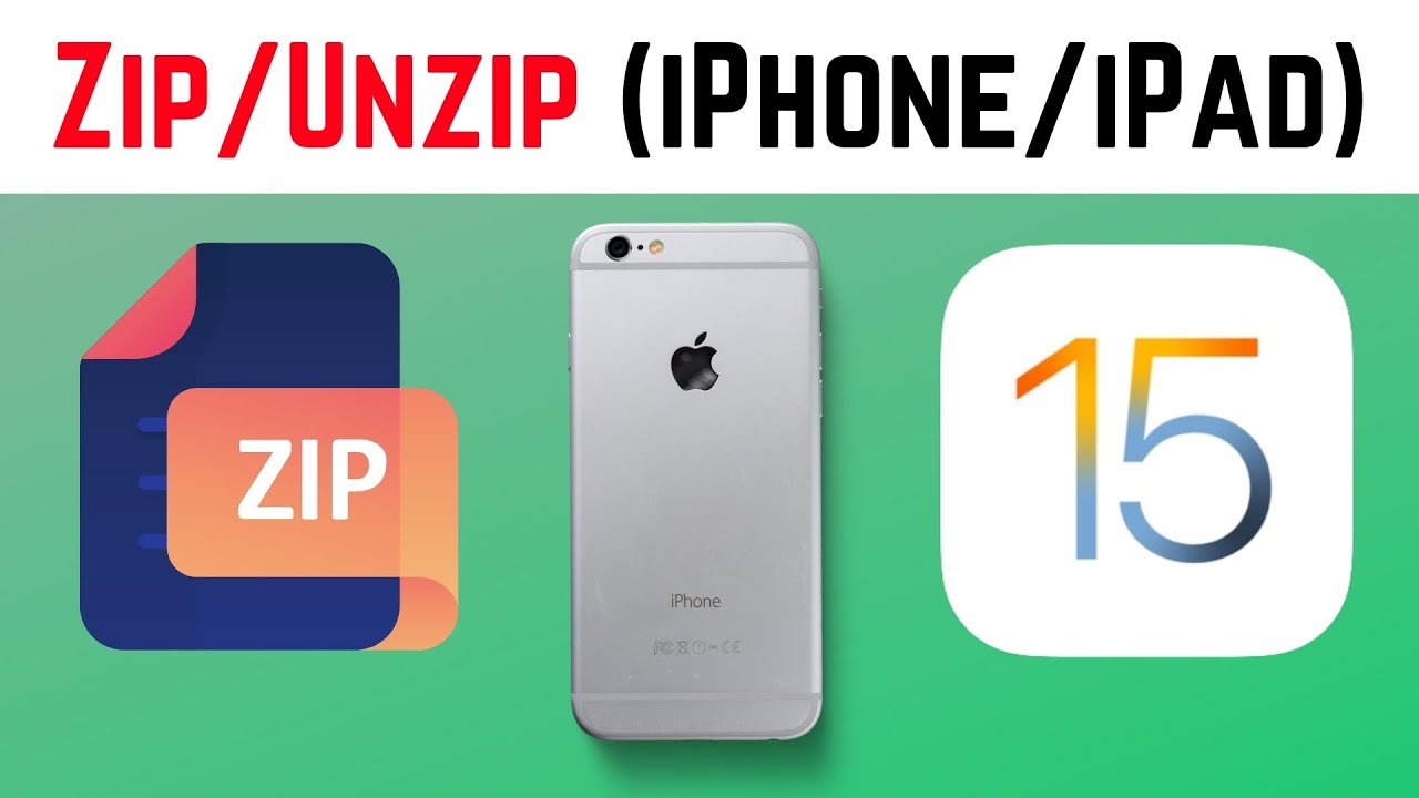 Как архивировать и распаковывать файлы на iPad/iPhone