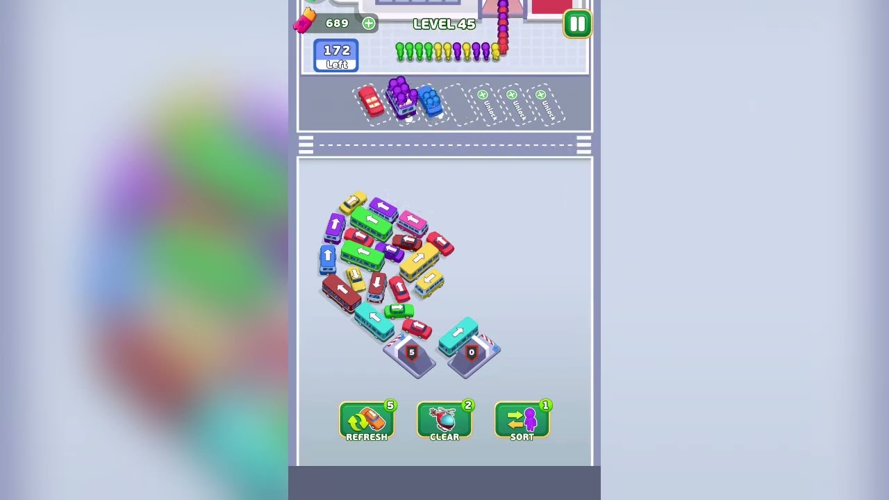 Bus Escape Traffic Jam Level 45