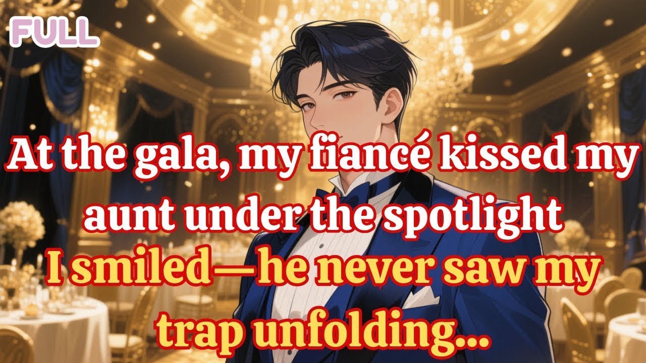 At the gala, my fiancé kissed my aunt under the spotlight  I smiled—he never saw my trap unfolding