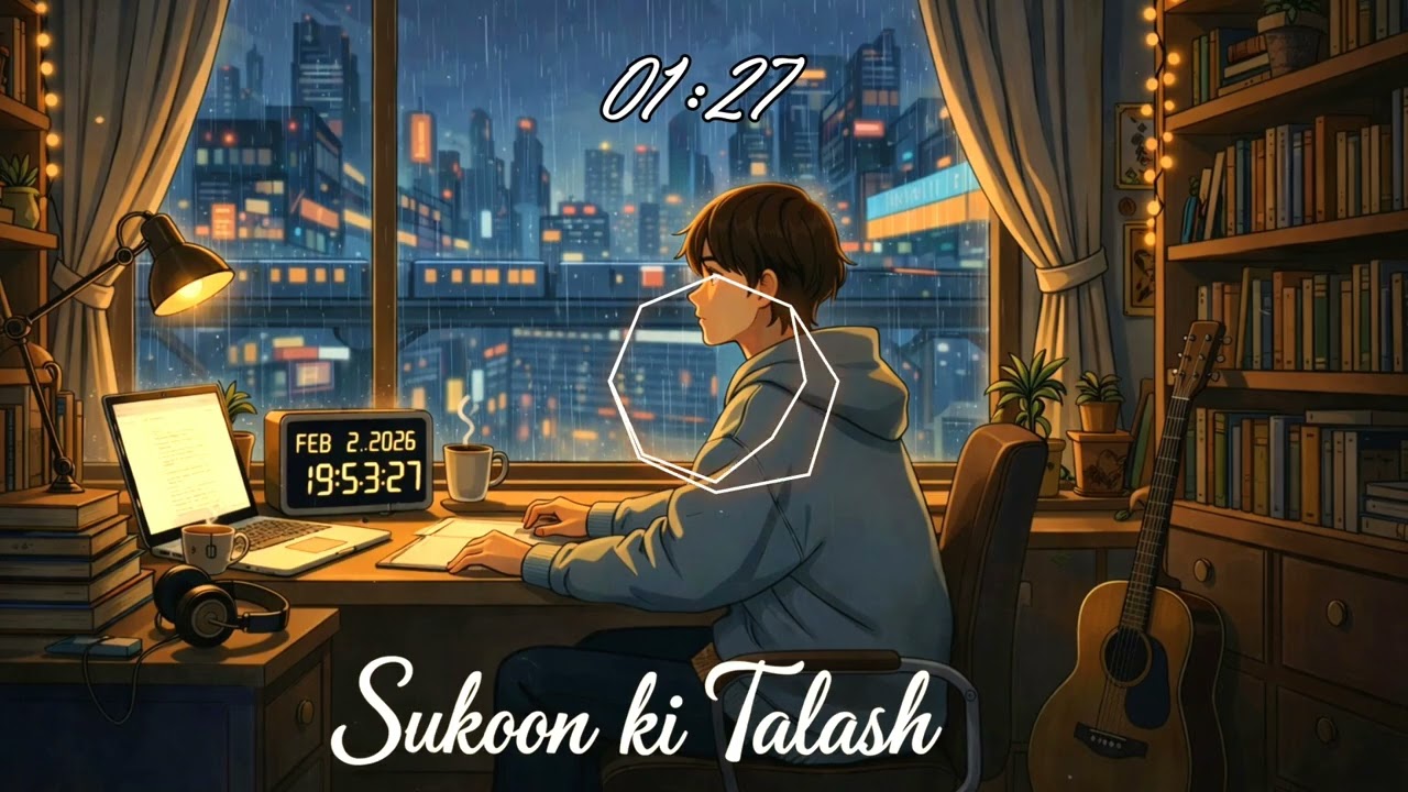 Sukoon ki talash best lofi songs hindi 2026♥️🌙 #Lofi2026 #LofiHipHop  #Music2026 #LofiGirl