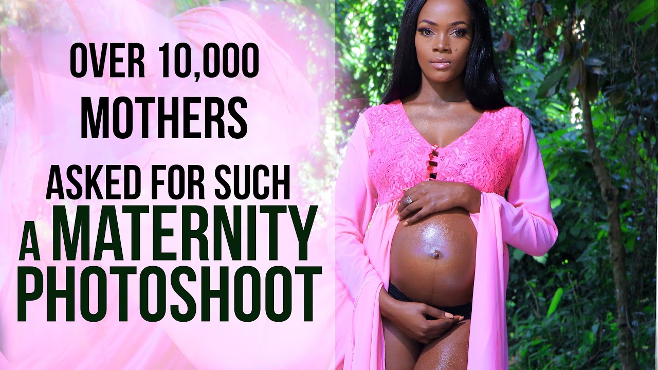 MATERNITY PHOTOSHOOT - PREGNANCY PORTRAIT PHOTOS. BEHIND THE SCENES