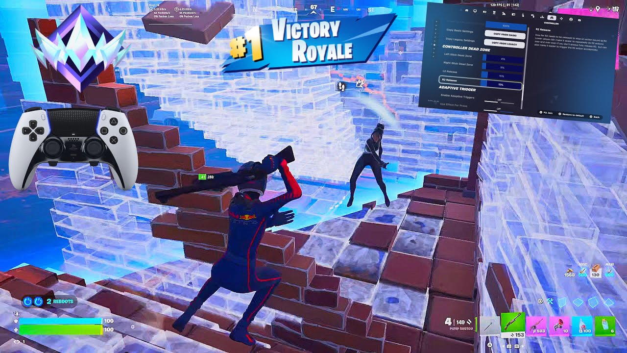 PS5 Unreal Ranked Reload Gameplay + BEST Controller Settings (4K 120FPS)