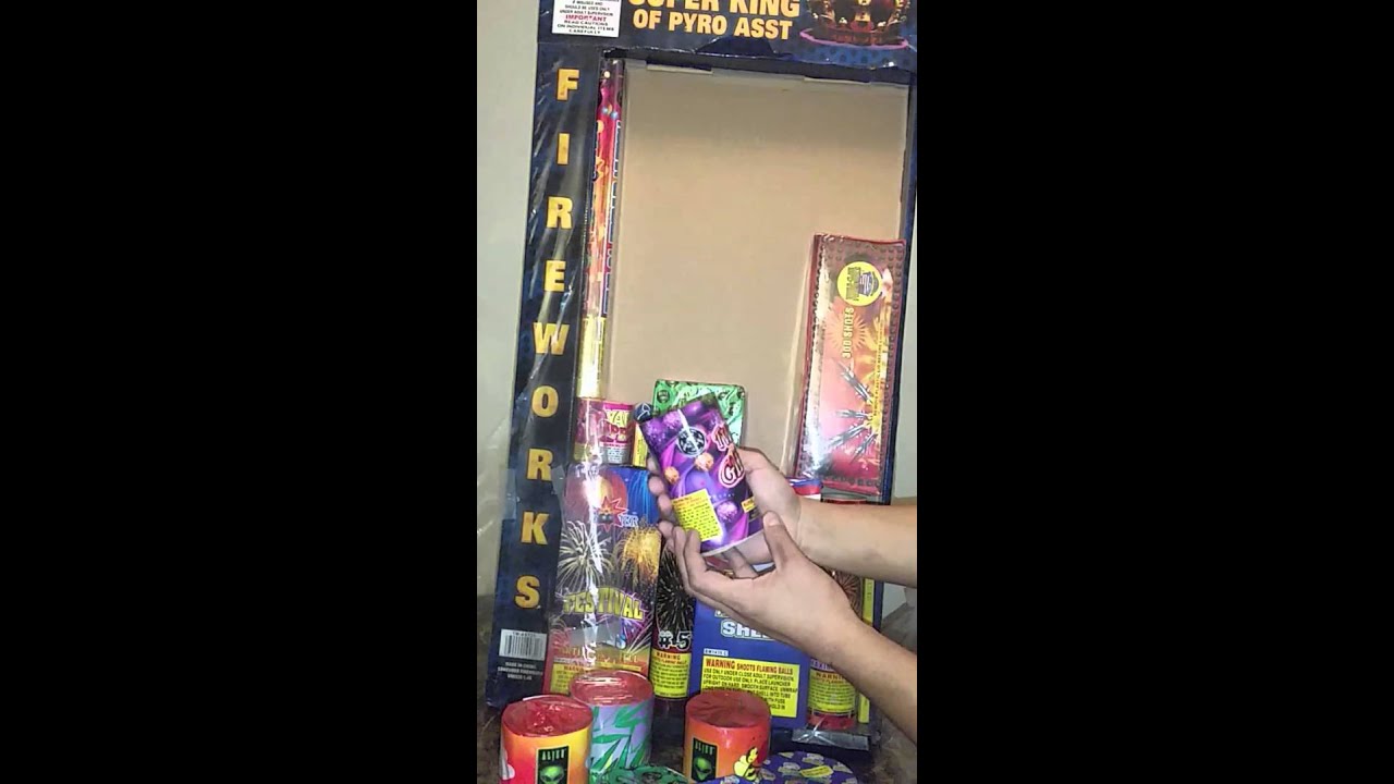 The Super King of Pyro assortment