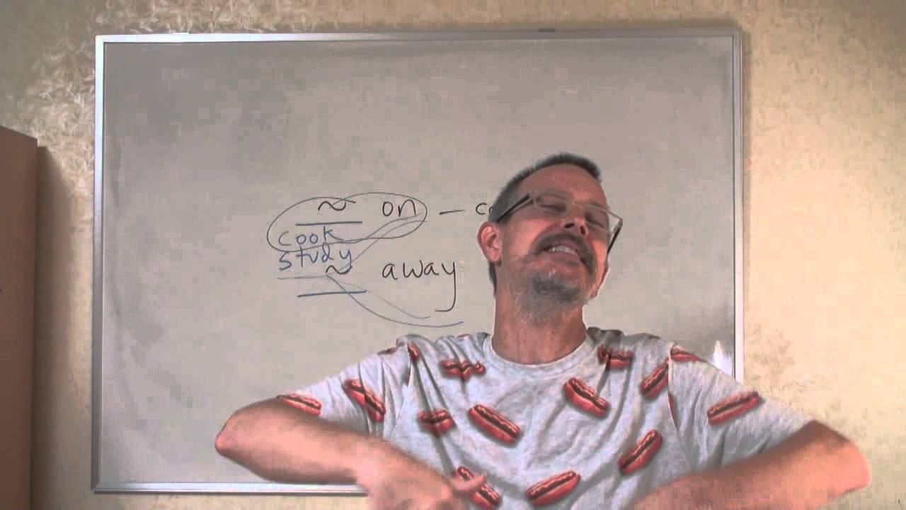 Learn English: Daily Easy English Expression 0263 -- 3 Minute English Lesson: VERB + away, VERB + on
