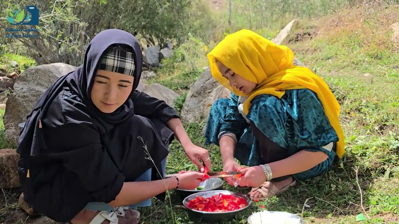زندگی واقعی، بی کلام، ساده اما پُر معنا - A real life, Silent, Sample & Life.  #cooking #nature