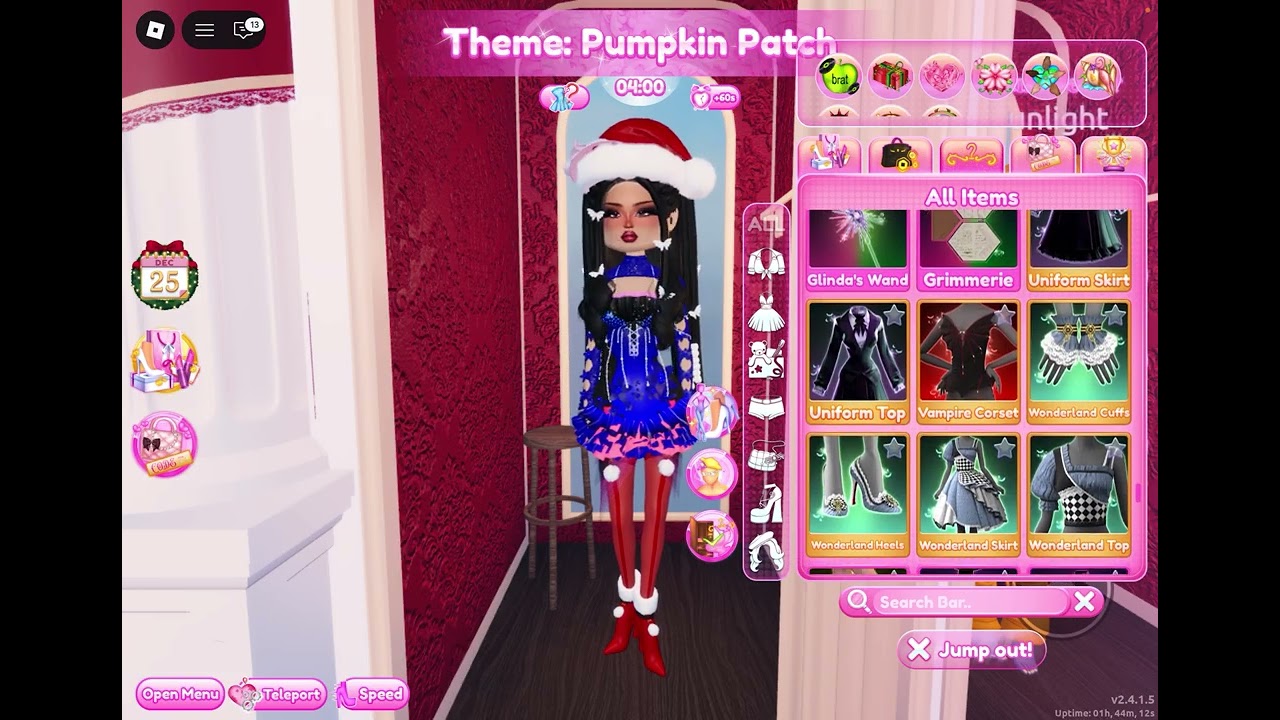 PLAYING DRESS TO IMPRESS (DOING A CHALLENGE-only DRESSING ROOMS!!#roblox #dresstoimpress 