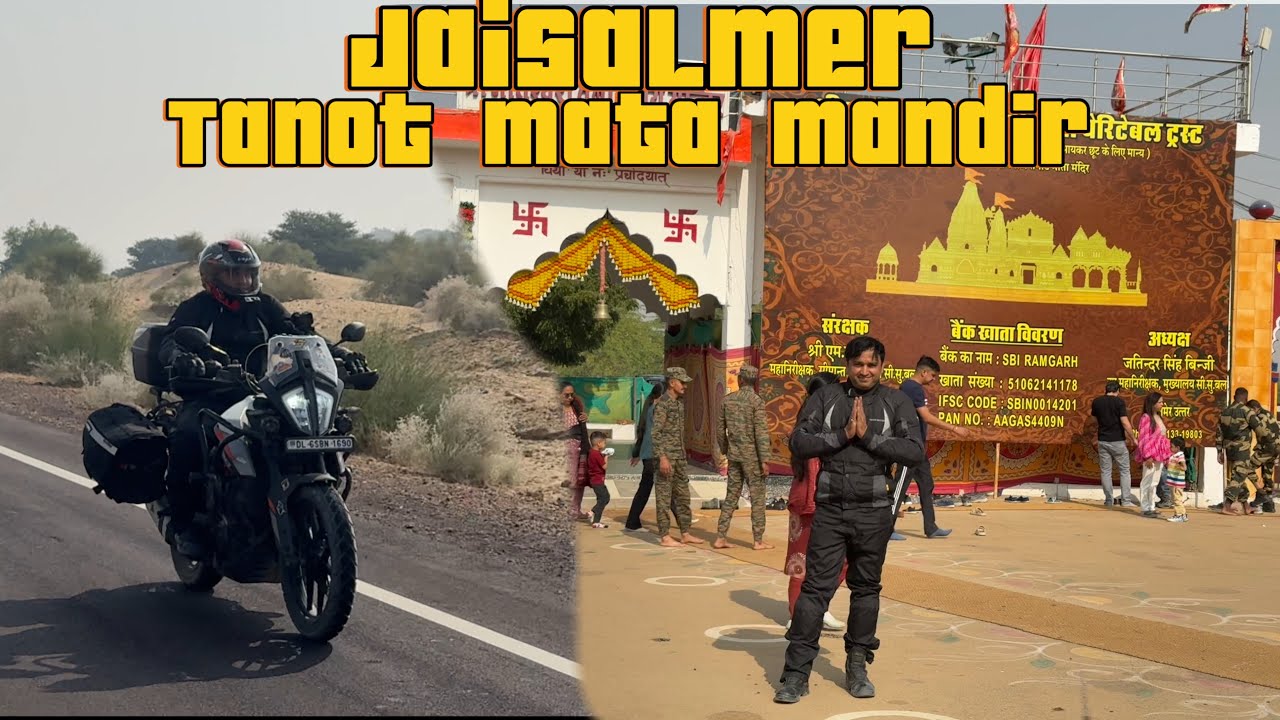  Tanot Mata mandir Jaisalmer || night camp ⛺️