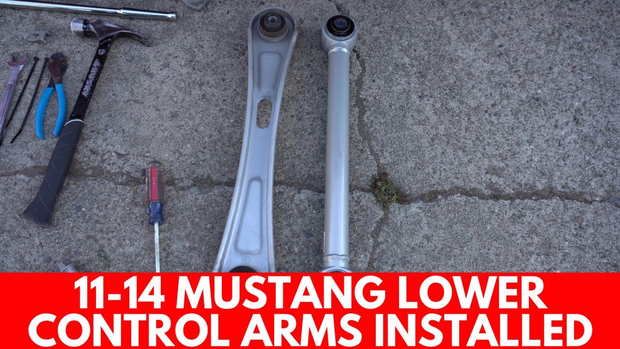 11-14 Mustang Lower Control Arm installation and Review