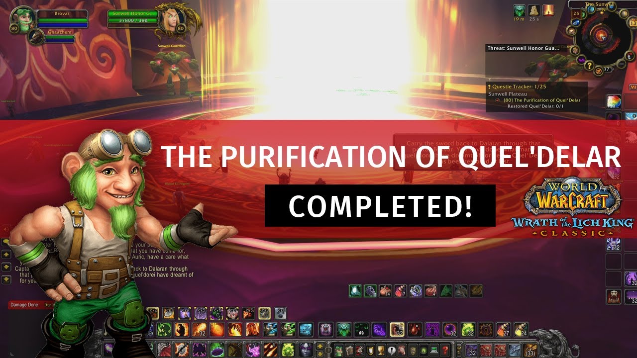 The Purification of Quel'Delar ✓ WotLK Classic ✓ Warlock ➤ Wrath of the Lich King Classic