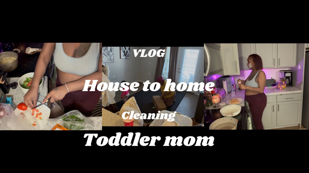 VLOG| HOUSE TO HOME | CLEAN WITH ME | MOM OF 3 | PREGNANT 