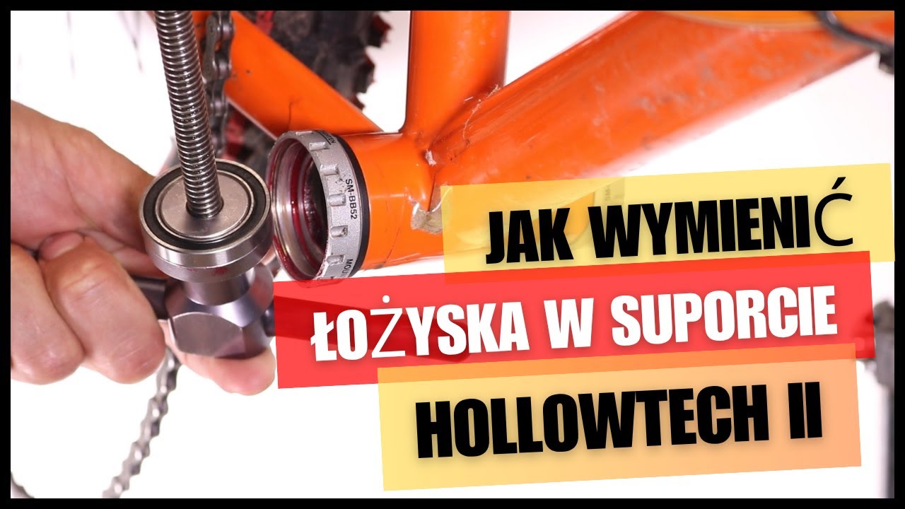 Wymiana łożysk w suporcie Hollowtech II - kiedy i jak wymienić łożyska? (Kompletny serwis)