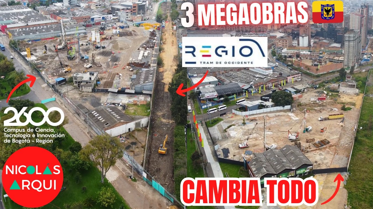 ¡ESTO CAMBIARÁ TODO! 3 MEGAOBRAS Transformando Avenida Américas | Regiotram + Campus 2600 + Vivienda