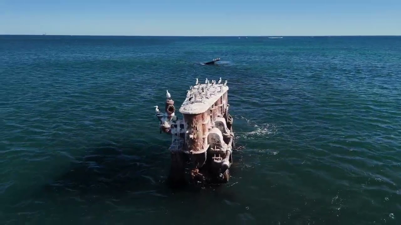 Chris W Studio: SS Alkimos Ship Wreck off Shorehaven Beach, Yanchep WA - Fri 17 May 2024