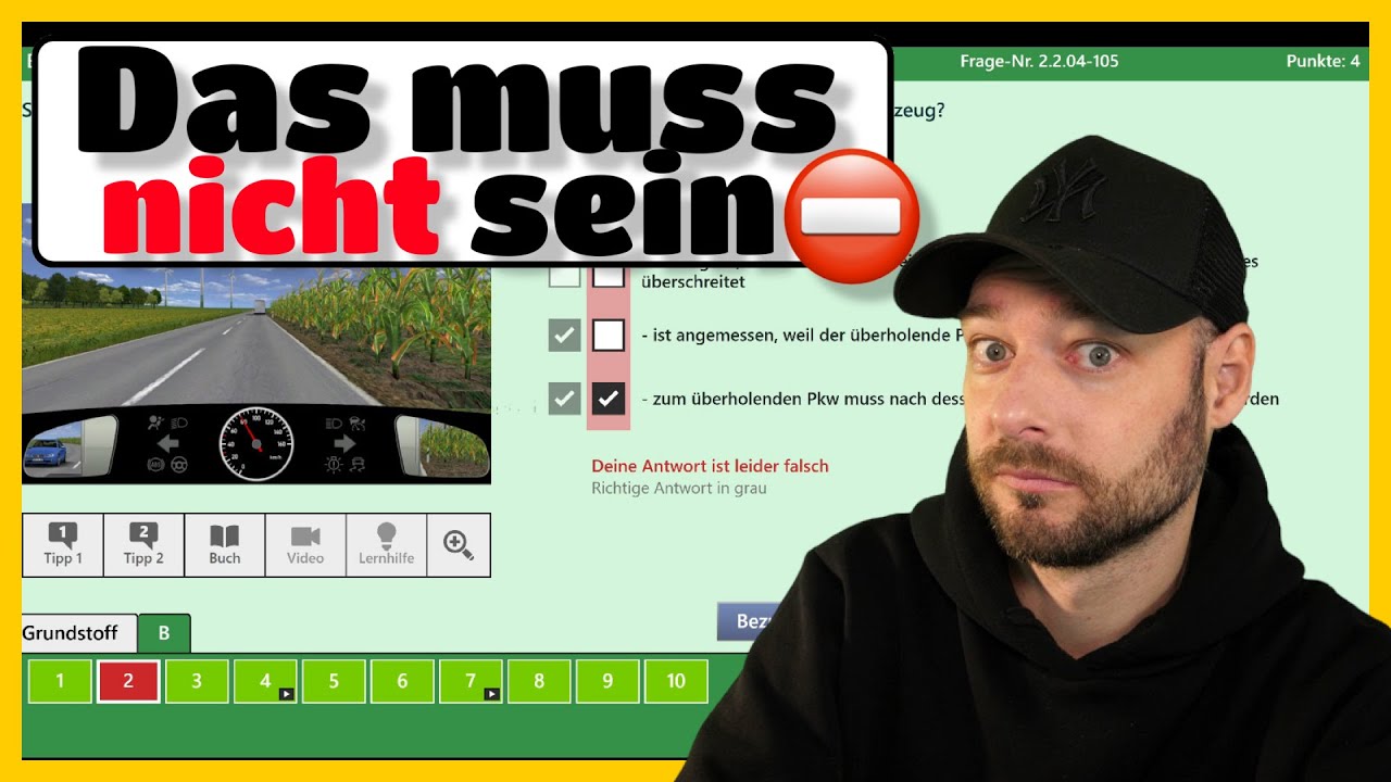 ✅Theorieprüfung bestehen – vermeide solche Fehler! 