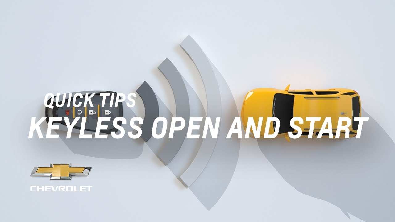 Quick Tips: How To Use Keyless Entry & Push Button Start? | Chevrolet