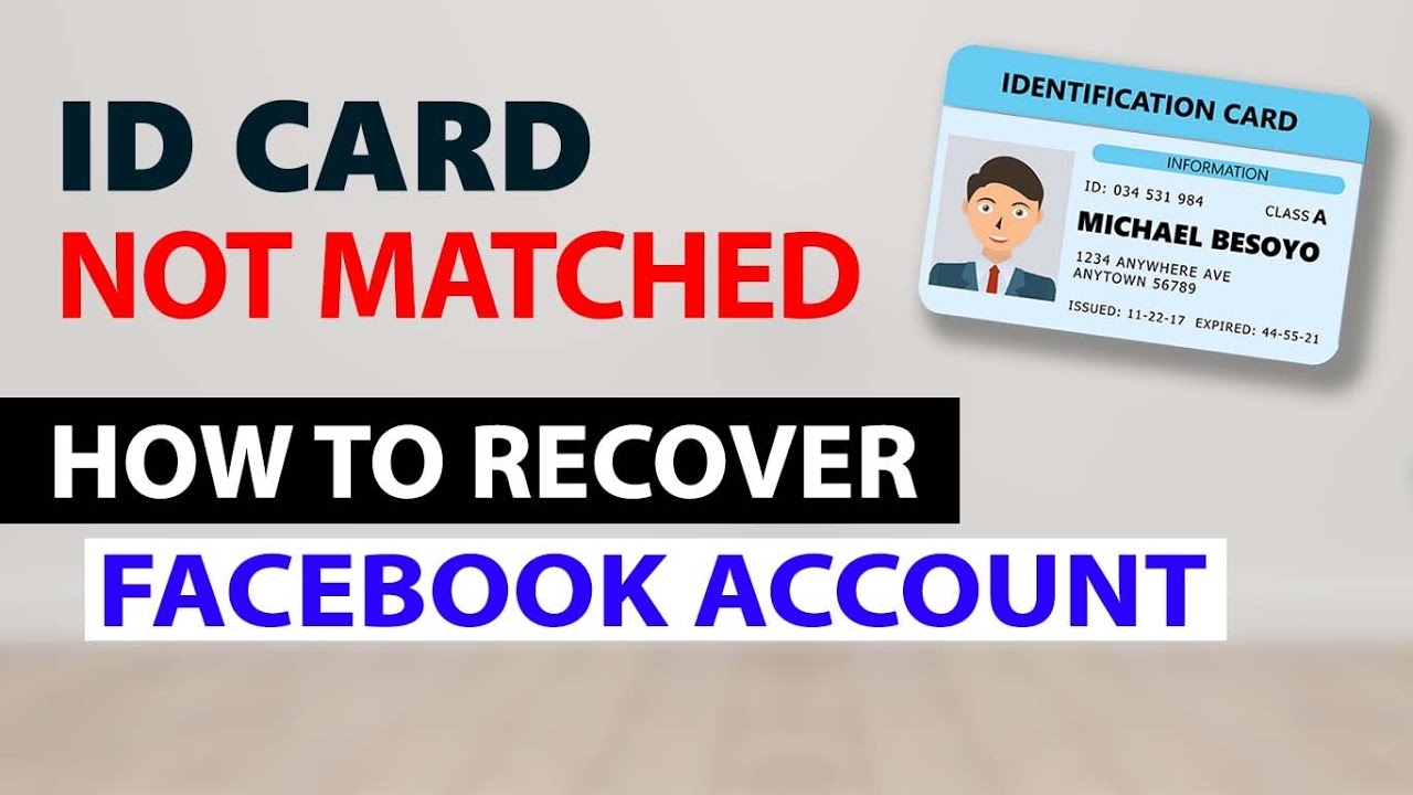 Hindi matched na ID name at Facebook profile name, Paano I-RECOVER?