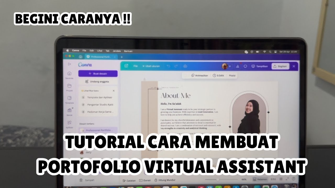 Tutorial Cara Membuat Portofolio Virtual Assistant