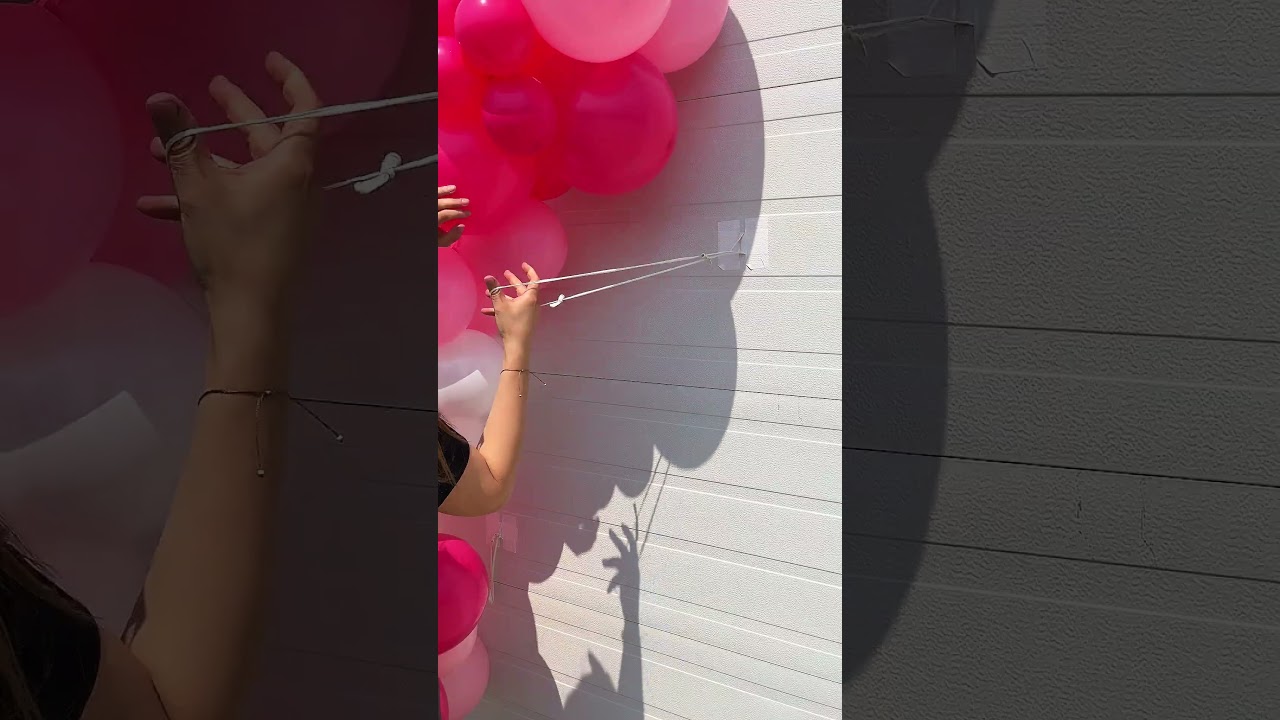 How to Hang a Balloon Garland Outdoors Like a Pro! 🎈☀️