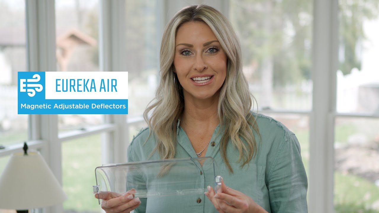 Air Vent Deflector: Adjustable Magnetic Vent Deflectors with Neodymium Magnets by Eureka Air