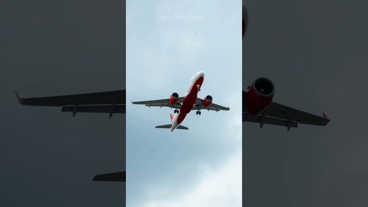 Halogen + LED Landing Lights Combo!? Air India Aircraft Spotted 🔦✈️ #aeromechengg