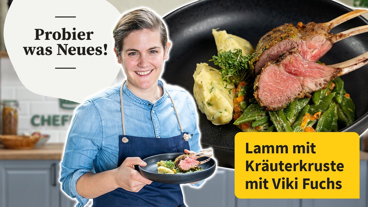 Viki macht Lamm in Kräuterkruste | Probier was Neues! | Chefkoch