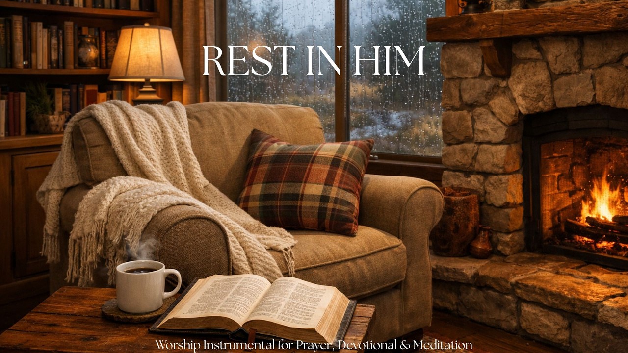 REST IN HIM | Soaking Worship Instrumental for Prayer, Devotional & Meditation