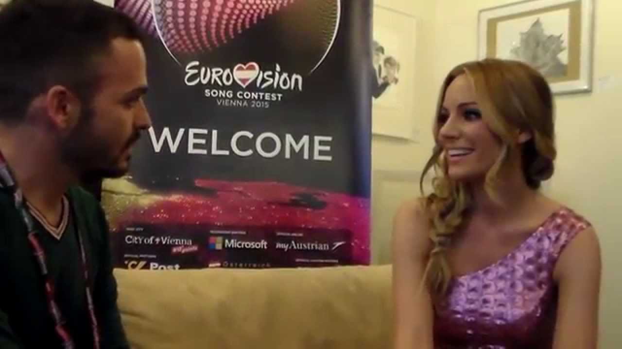 Entrevista a Edurne horas antes de la final de Viena 2015