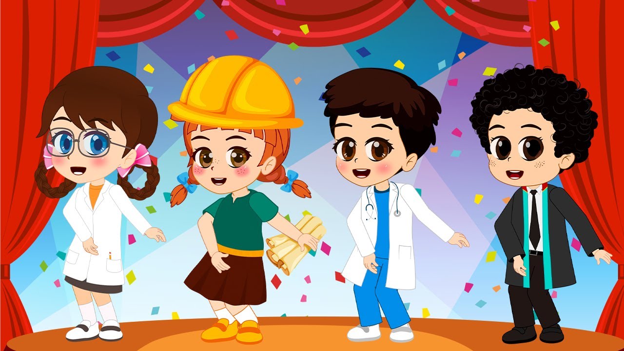 Büyüyünce Ne Olsam? Öğretmen, Doktor, Mimar, Avukat👩‍🏫👨‍⚕️👩‍💼👨‍⚖️Çizgi Film🎞️Aliş ile Zeliş🎈