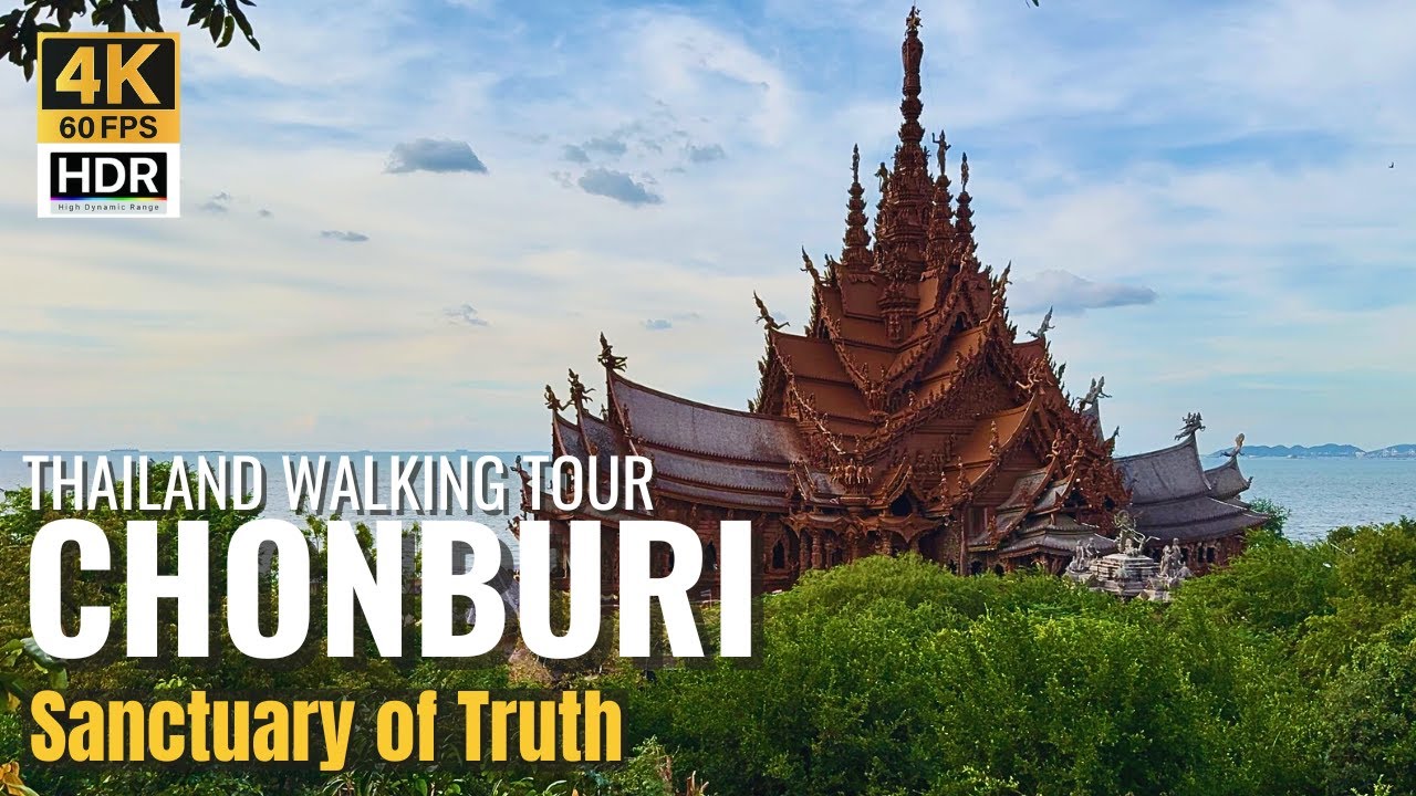 [CHONBURI] Sanctuary of Truth "The Largest Wooden Castle In The World!"| Pattaya | Thailand [4K HDR]