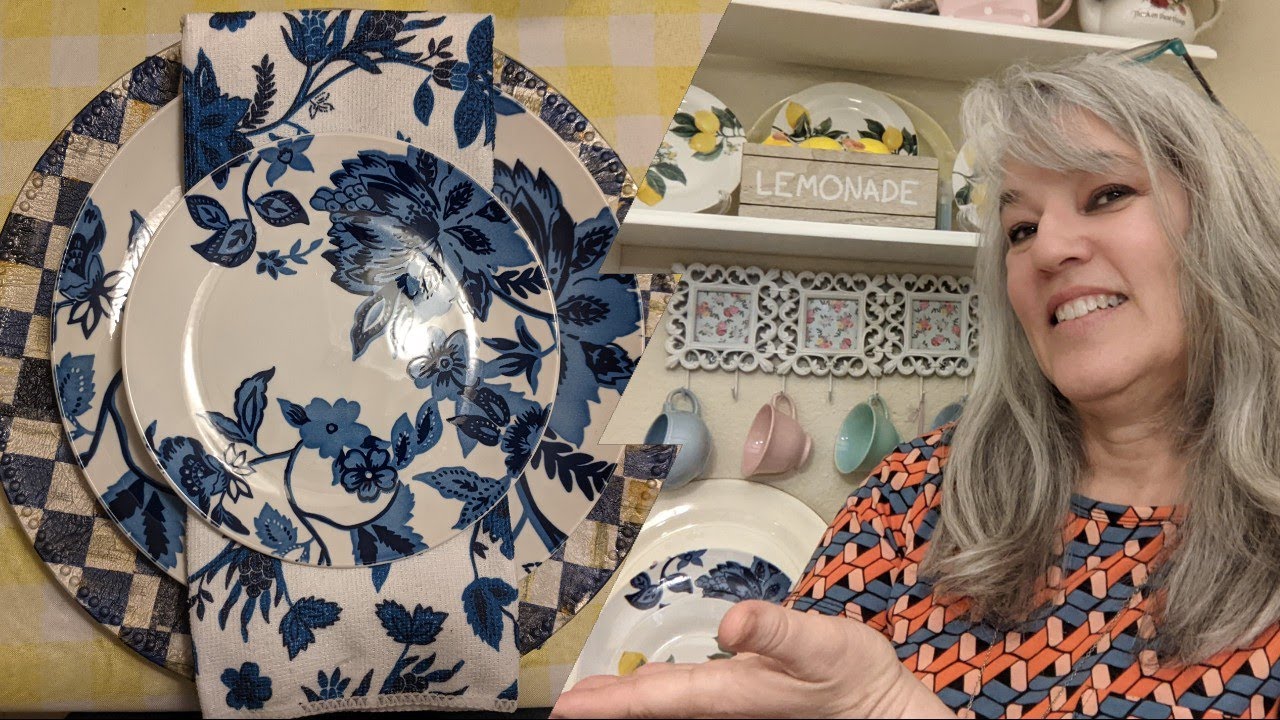 Come Craft with Me! Mackenzie Childs Style Charger Plates! #mackenziechilds #dollartree #craft