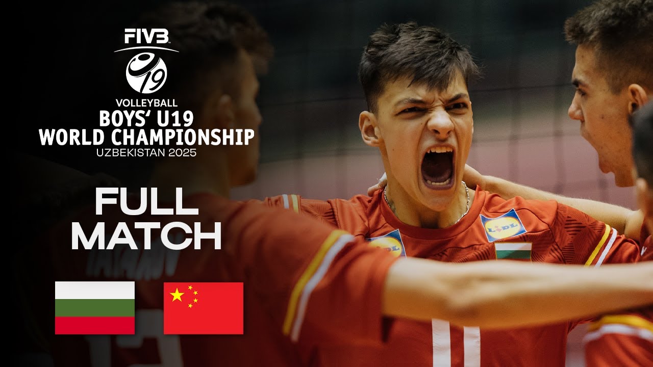 Bulgaria vs. China - Pool B | Boys' U19 World Champs 2025 - Full Match