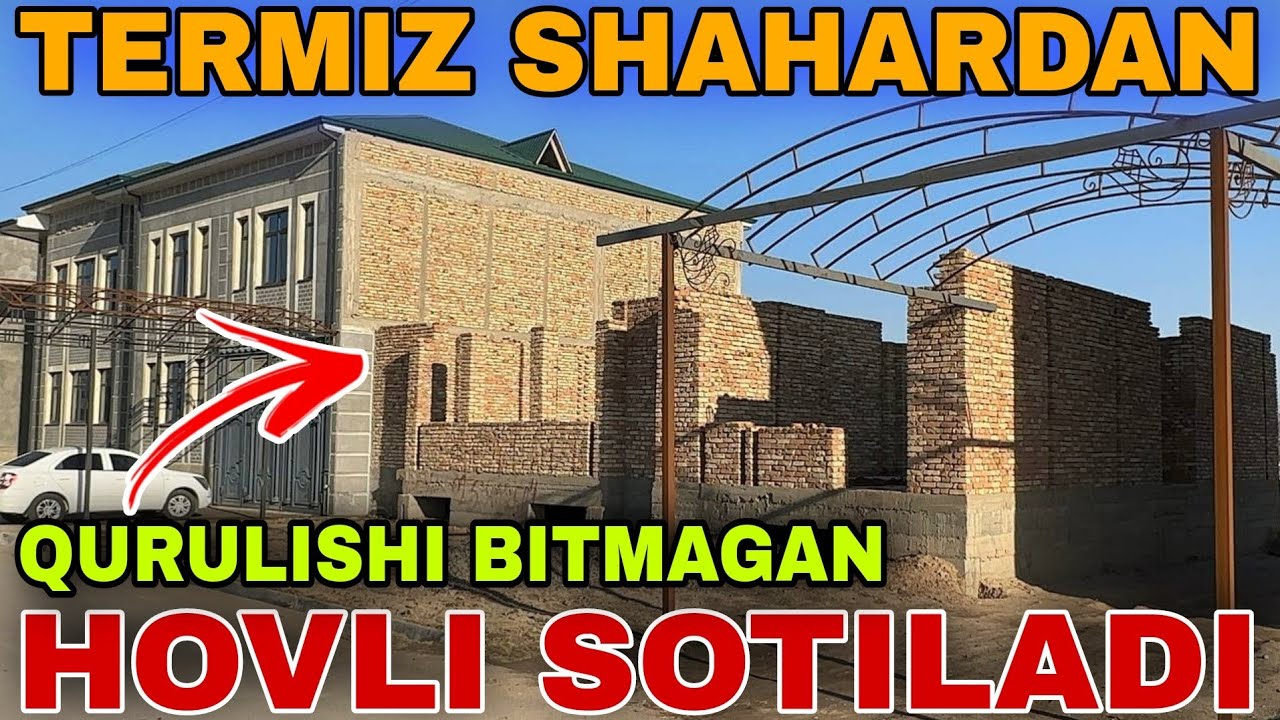 TERMIZ SHAHARDAN HOVLI SOTILADI 884610505