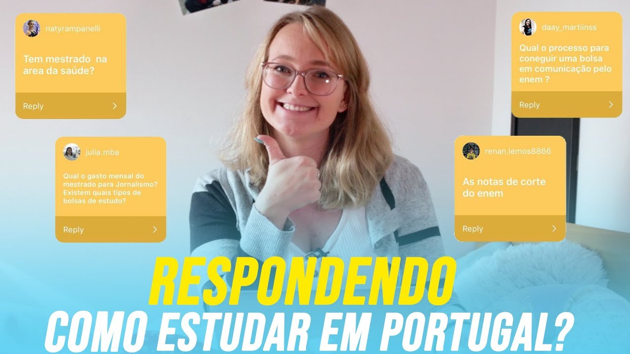 Respondendo Perguntas Sobre Como Estudar em Portugal - Nota Enem, Intercâmbio, Bolsas | Betina Broch