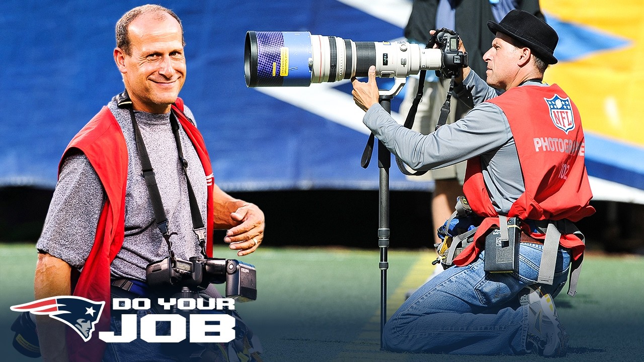 Day in the Life of an NFL Team Photographer with the New England Patriots | Do Your Job