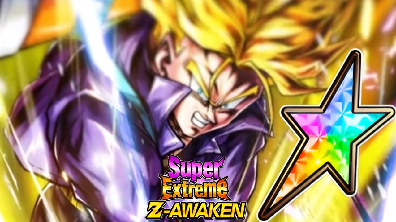 NEW SUPER EZA LR SSJ TRUNKS GOT SAUCE?! 100% RAINBOW MAX LINKS SHOWCASE! (DBZ: Dokkan Battle)