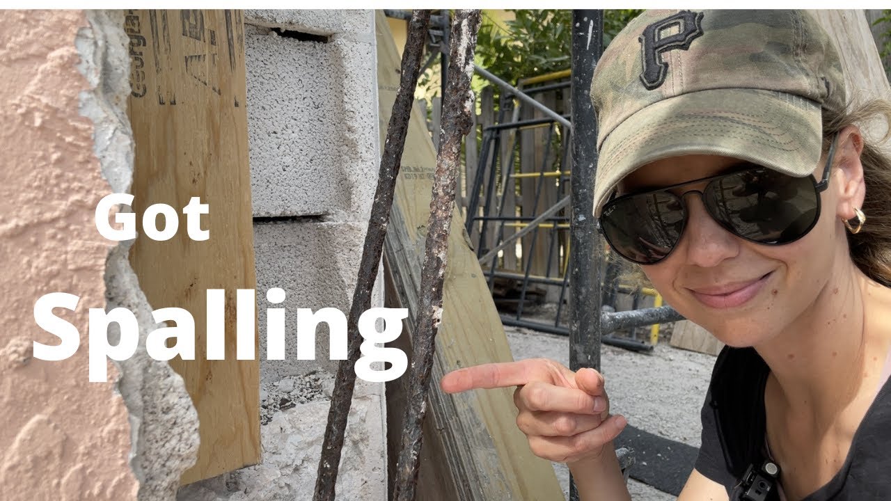 What is concrete spalling in the Florida Keys