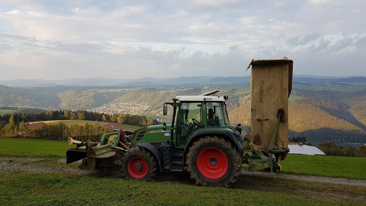 [GoPro] [Cabview] Fendt 309 Vario am Mähen des 3. Schnittes 2016