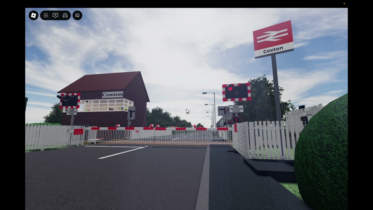 (Faulty Alarm) Coxton Station Level Crossing, Cheshire (Roblox)