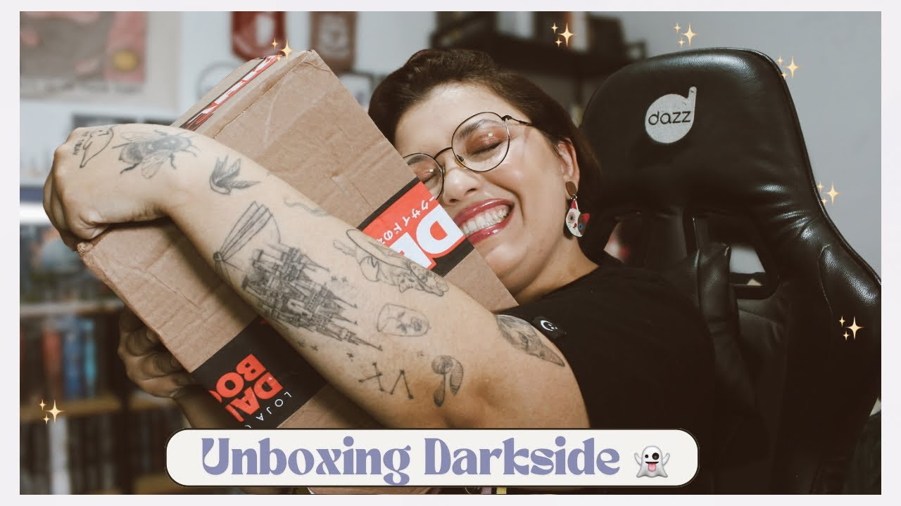 UNBOXING DE LIVROS NOVOS DA DARKSIDE 👻🎃🐈‍⬛
